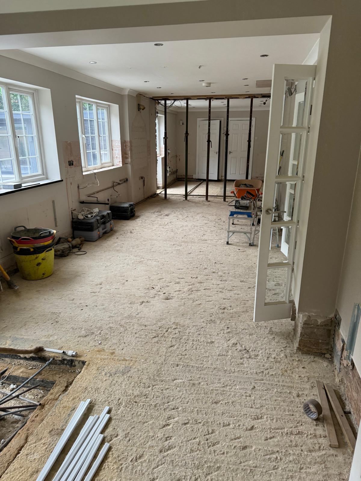 House Extension Under Construction